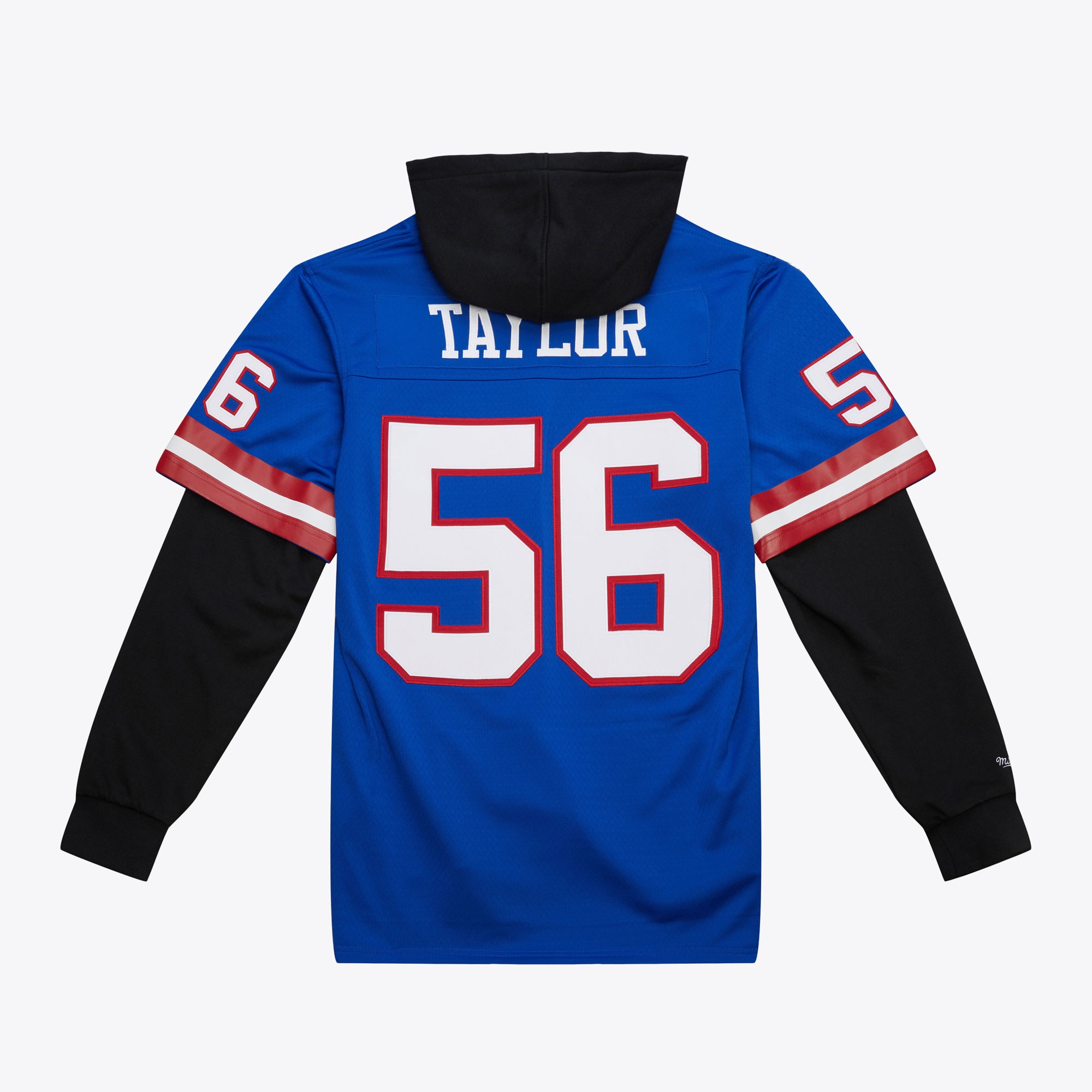 New York Giants mens mitchell  ness lawrence taylor royal new york giants player name  number hoodie legacy jersey | Giants Shop