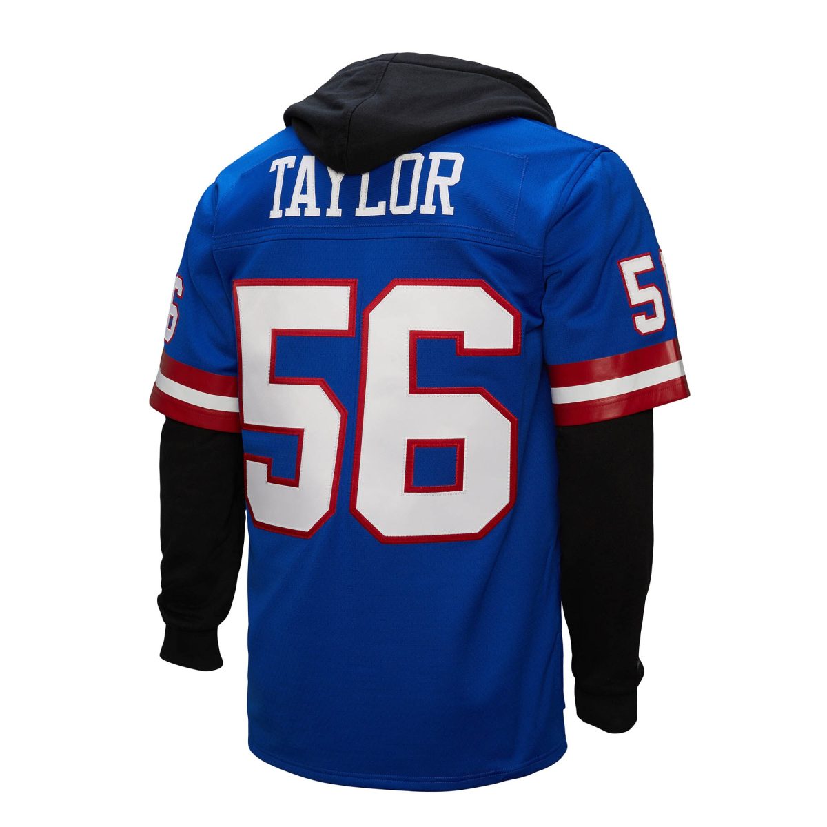 New York Giants mens mitchell  ness lawrence taylor royal new york giants player name  number hoodie legacy jersey | Giants Shop