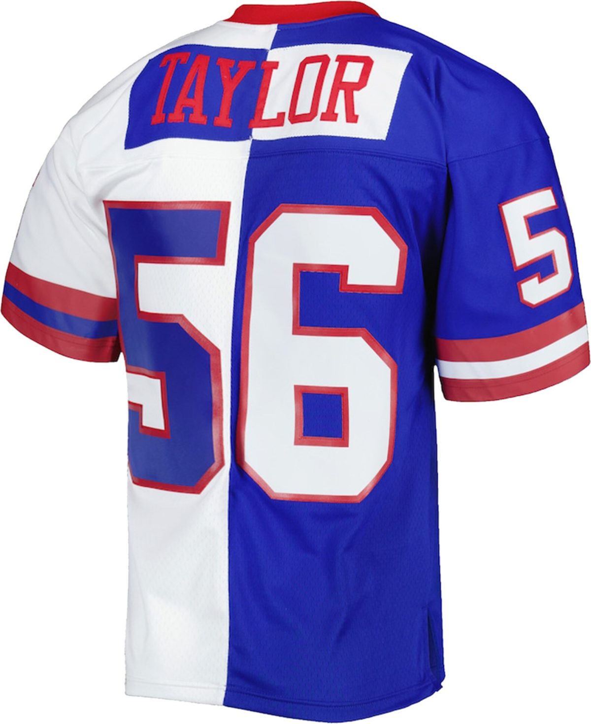 New York Giants mens mitchell  ness lawrence taylor royalwhite new york giants 1986 split legacy replica jersey | Giants Shop