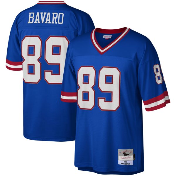 New York Giants mens mitchell  ness mark bavaro royal new york giants legacy replica jersey | Giants Shop