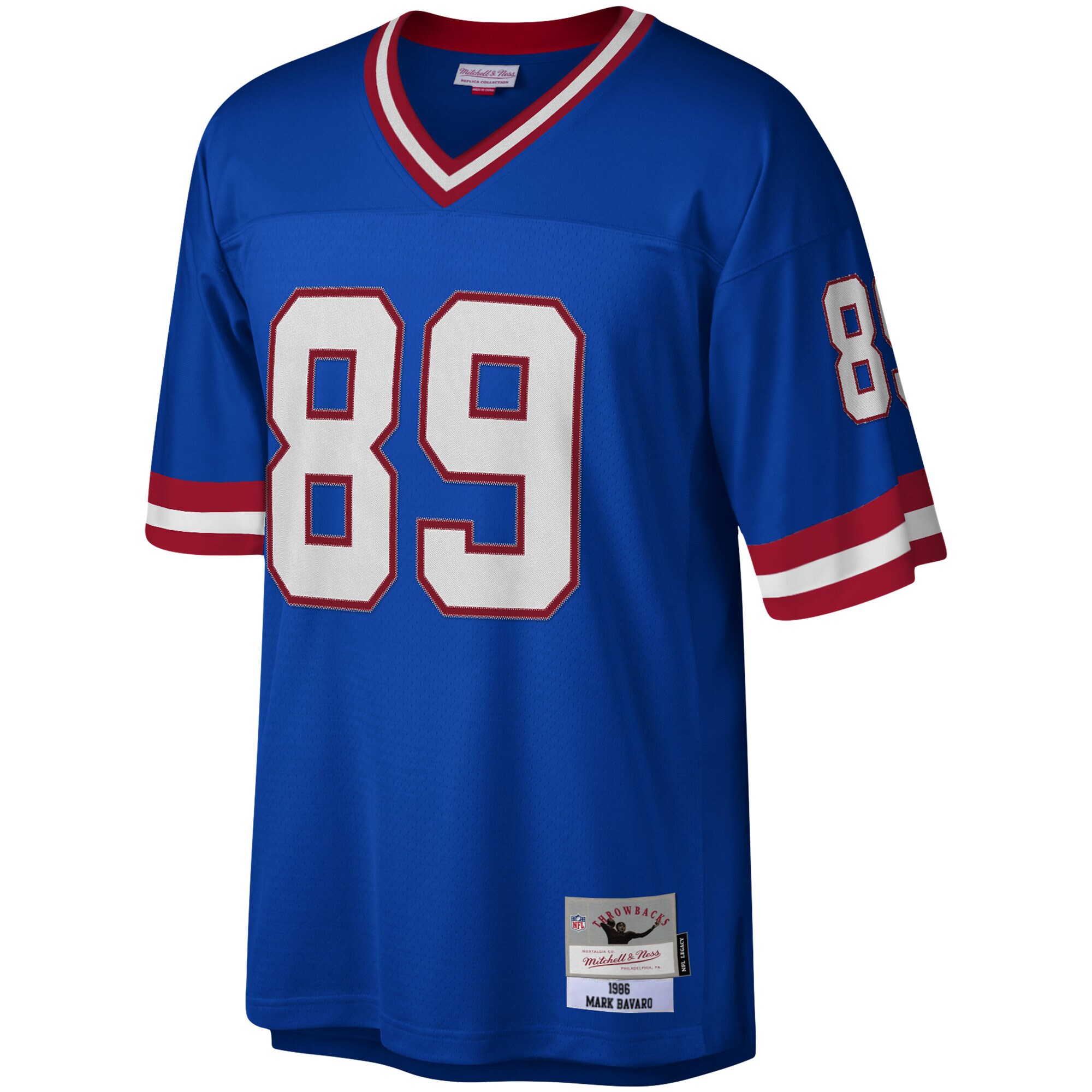 New York Giants mens mitchell  ness mark bavaro royal new york giants legacy replica jersey | Giants Shop