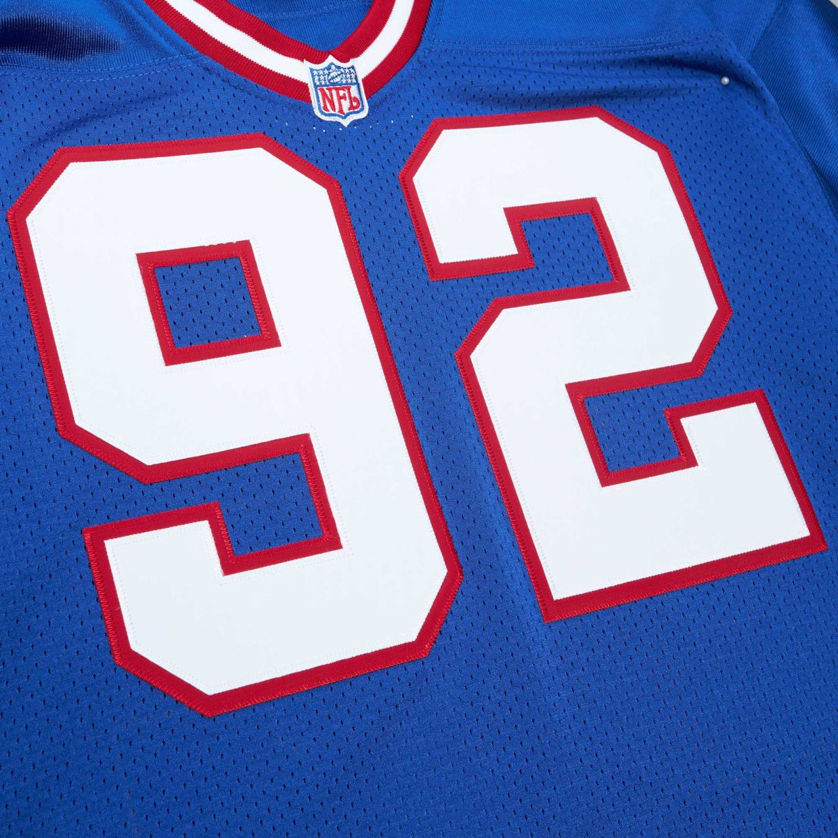New York Giants mens mitchell  ness michael strahan royal new york giants 1993 authentic throwback retired player jersey | Giants Shop