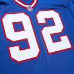 New York Giants mens mitchell  ness michael strahan royal new york giants 1993 authentic throwback retired player jersey | Giants Shop