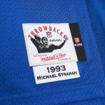 New York Giants mens mitchell  ness michael strahan royal new york giants 1993 authentic throwback retired player jersey | Giants Shop