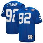 New York Giants mens mitchell  ness michael strahan royal new york giants 1994 authentic throwback retired player jersey | Giants Shop