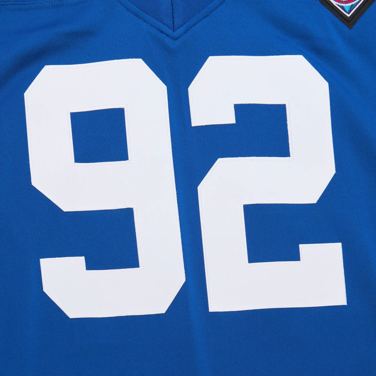 New York Giants mens mitchell  ness michael strahan royal new york giants 1994 authentic throwback retired player jersey | Giants Shop