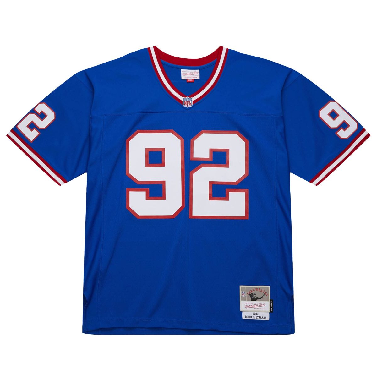 New York Giants mens mitchell  ness michael strahan royal new york giants big  tall 1993 retired player replica jersey | Giants Shop
