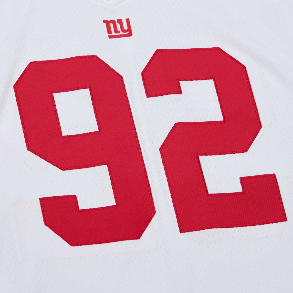 New York Giants mens mitchell  ness michael strahan white new york giants legacy replica jersey | Giants Shop