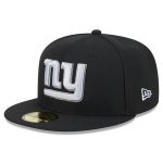 New York Giants mens new era black new york giants 2023 inspire change 59fifty fitted hat | Giants Shop
