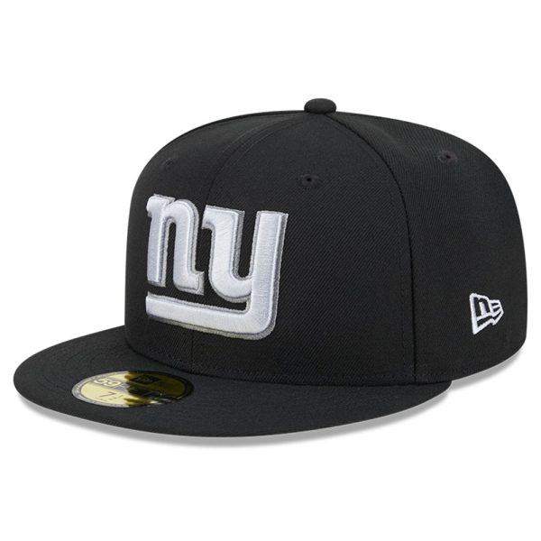 New York Giants mens new era black new york giants 2023 inspire change 59fifty fitted hat | Giants Shop