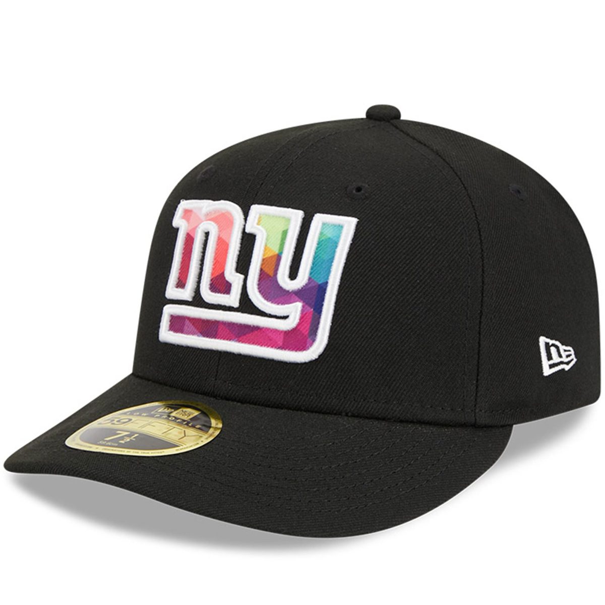New York Giants mens new era black new york giants 2023 nfl crucial catch low profile 59fifty fitted hat | Giants Shop