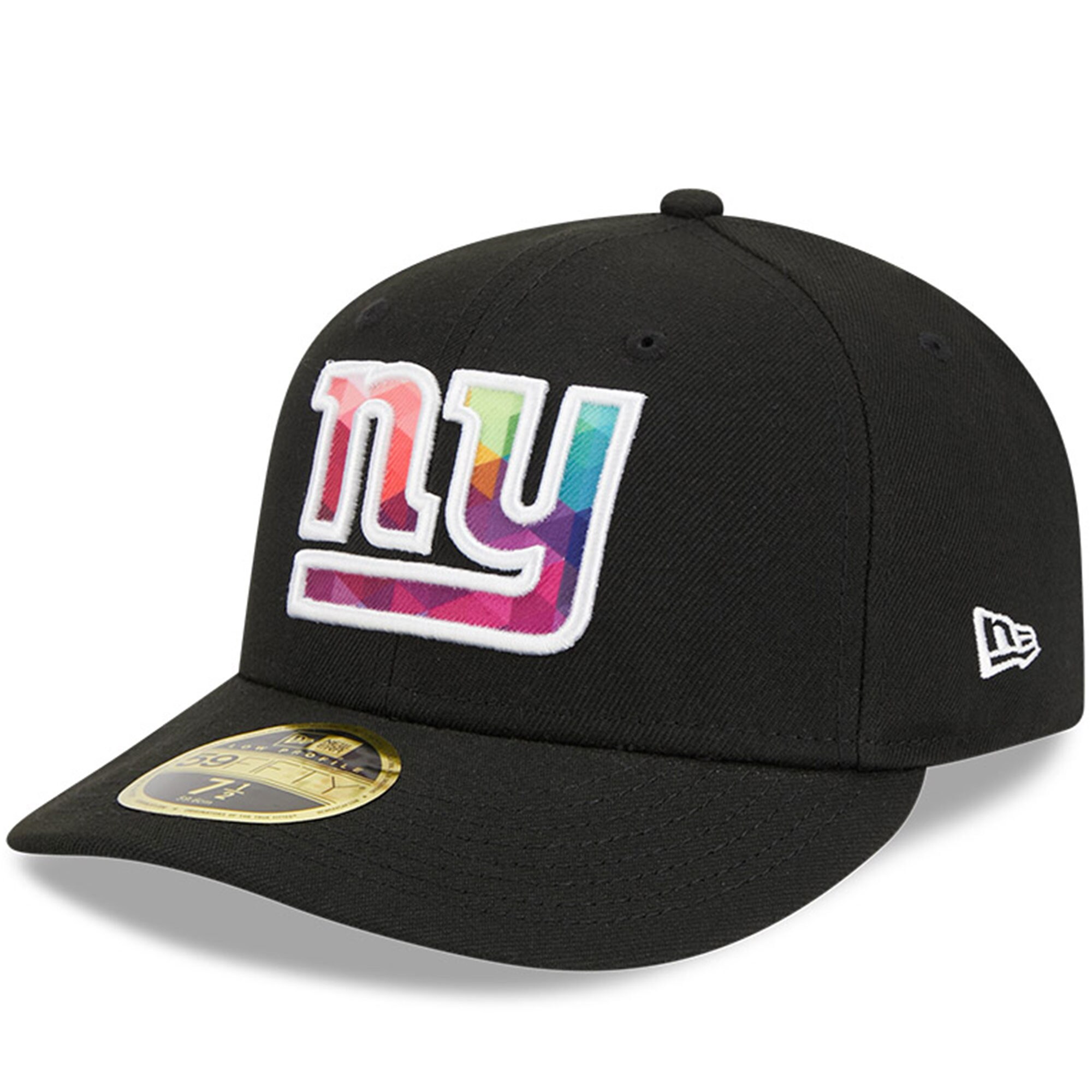 New York Giants mens new era black new york giants 2023 nfl crucial catch low profile 59fifty fitted hat | Giants Shop