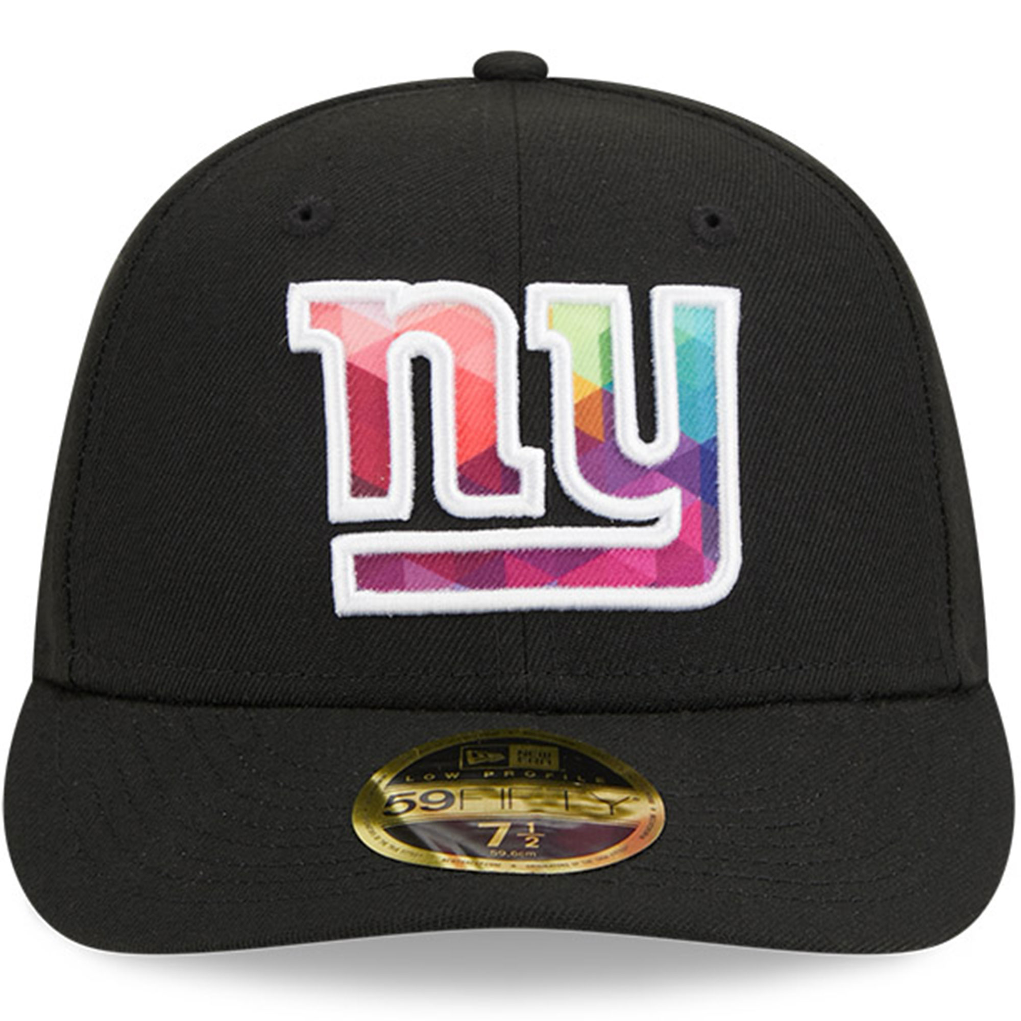 New York Giants mens new era black new york giants 2023 nfl crucial catch low profile 59fifty fitted hat | Giants Shop
