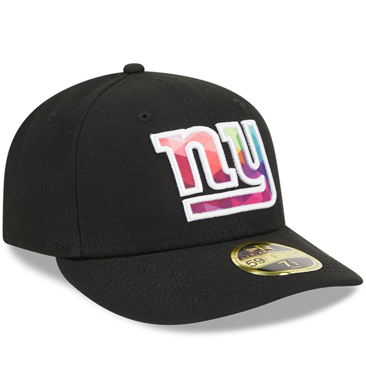 New York Giants mens new era black new york giants 2023 nfl crucial catch low profile 59fifty fitted hat | Giants Shop