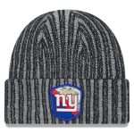 New York Giants mens new era black new york giants 2023 salute to service cuffed knit hat | Giants Shop