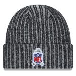 New York Giants mens new era black new york giants 2023 salute to service cuffed knit hat | Giants Shop