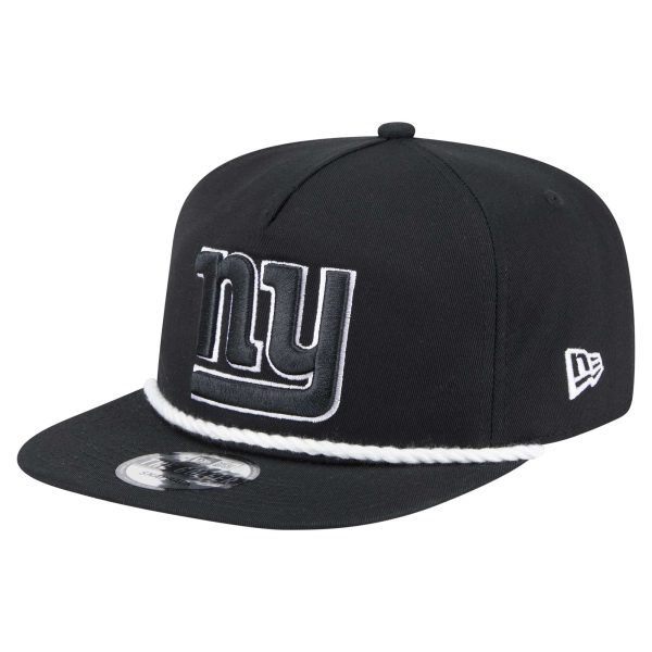 New York Giants mens new era black new york giants b-dub golfer snapback hat | Giants Shop