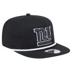New York Giants mens new era black new york giants b-dub golfer snapback hat | Giants Shop