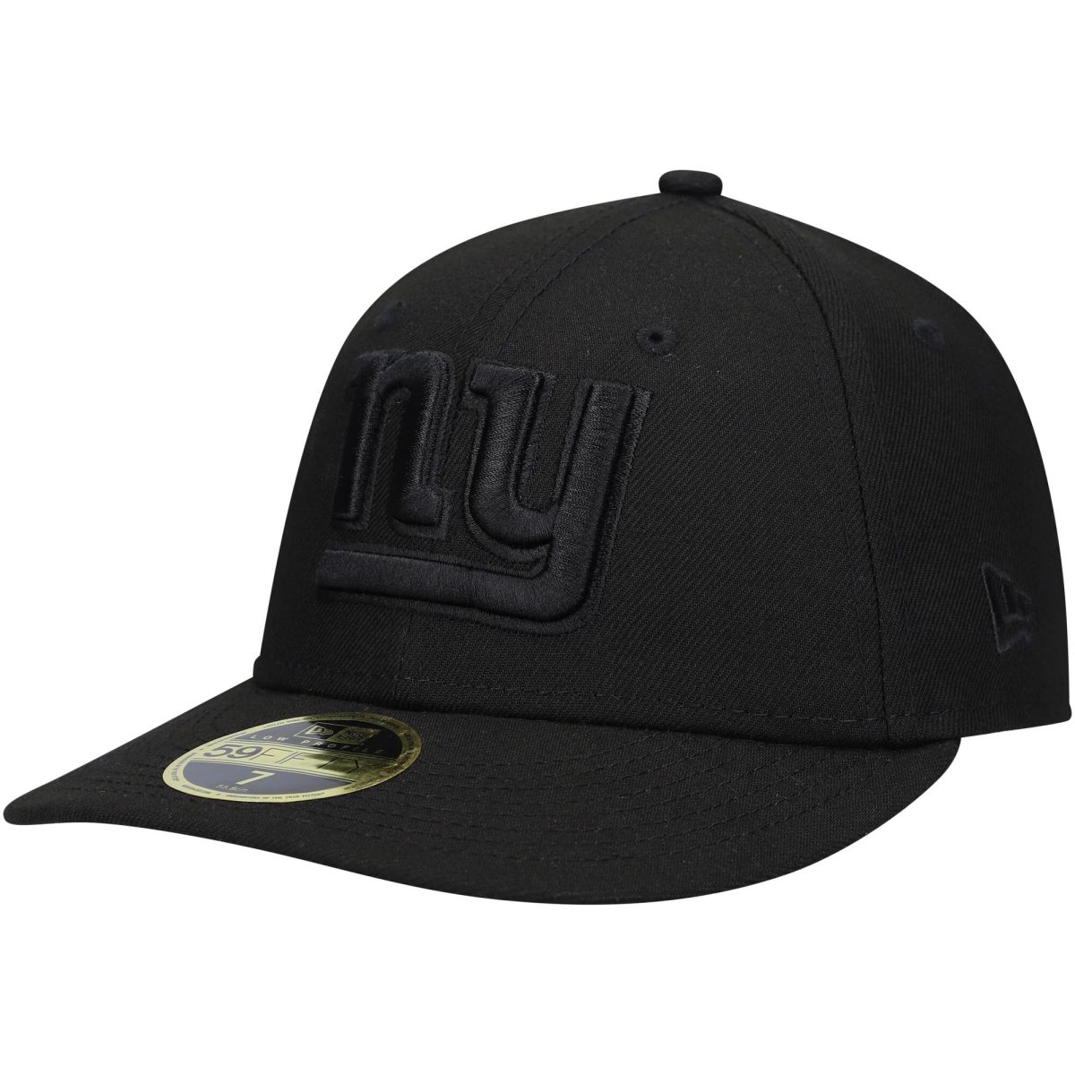 New York Giants mens new era black new york giants black on black low profile 59fifty ii fitted hat | Giants Shop
