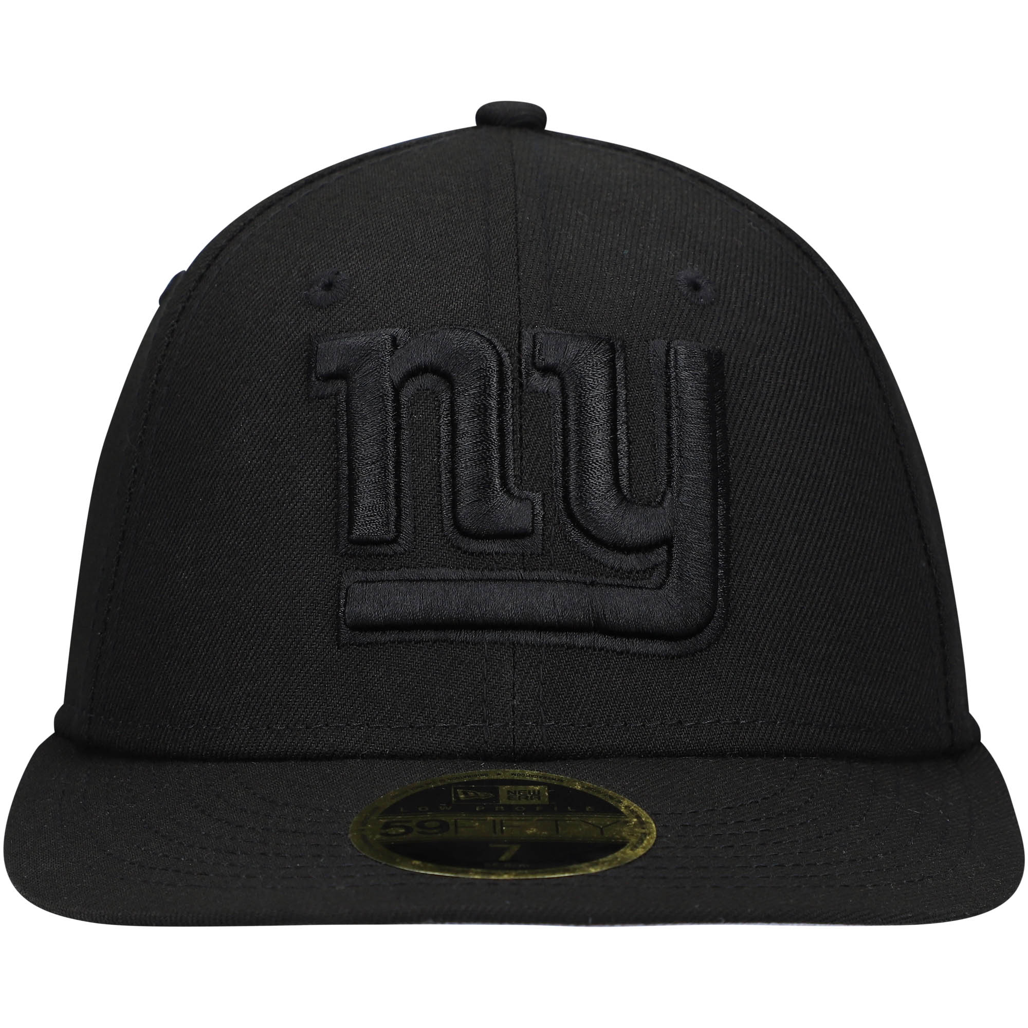 New York Giants mens new era black new york giants black on black low profile 59fifty ii fitted hat | Giants Shop