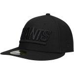 New York Giants mens new era black new york giants historic logo black on black low profile 59fifty ii fitted hat | Giants Shop