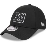 New York Giants mens new era black new york giants main b-dub 9forty adjustable hat | Giants Shop