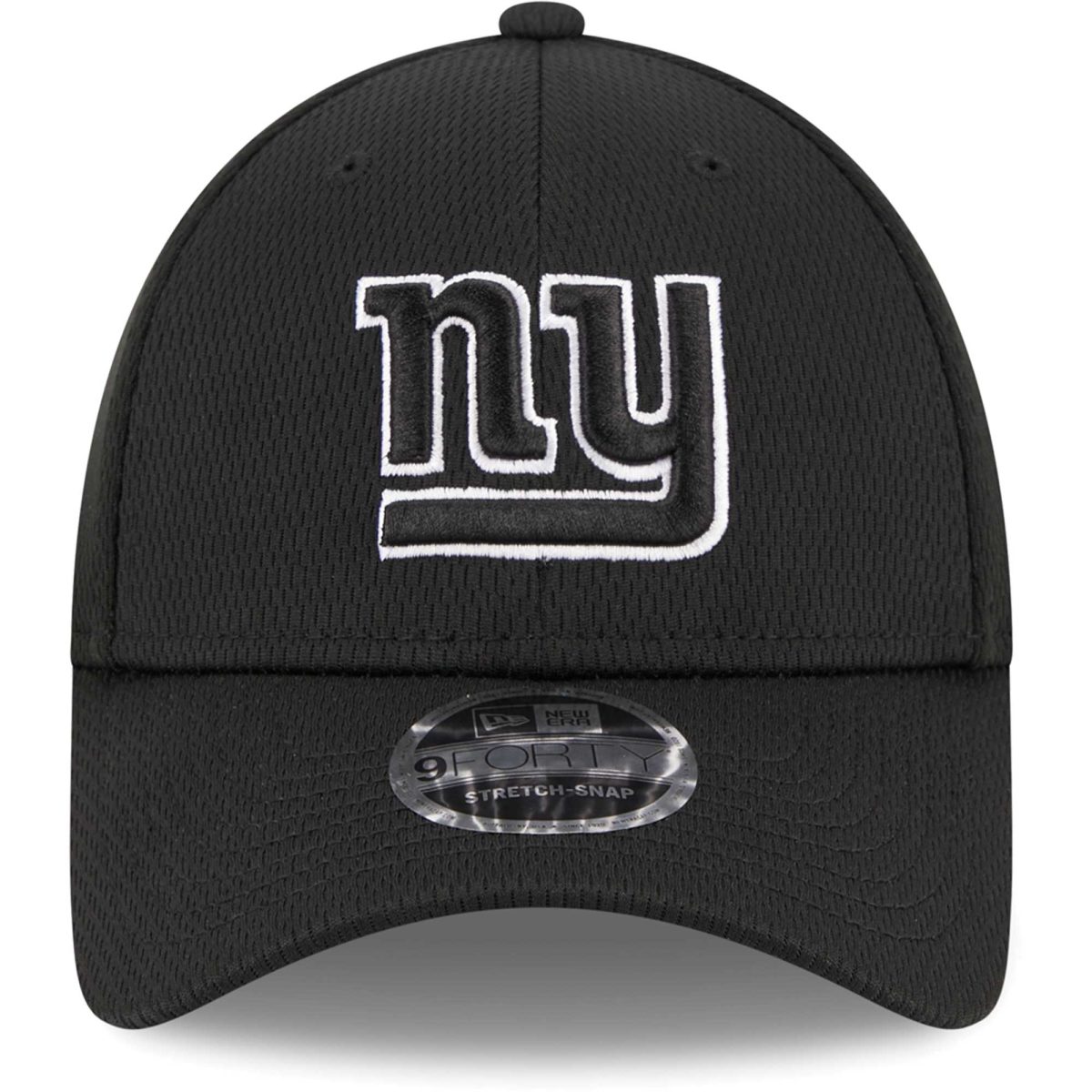 New York Giants mens new era black new york giants main b-dub 9forty adjustable hat | Giants Shop