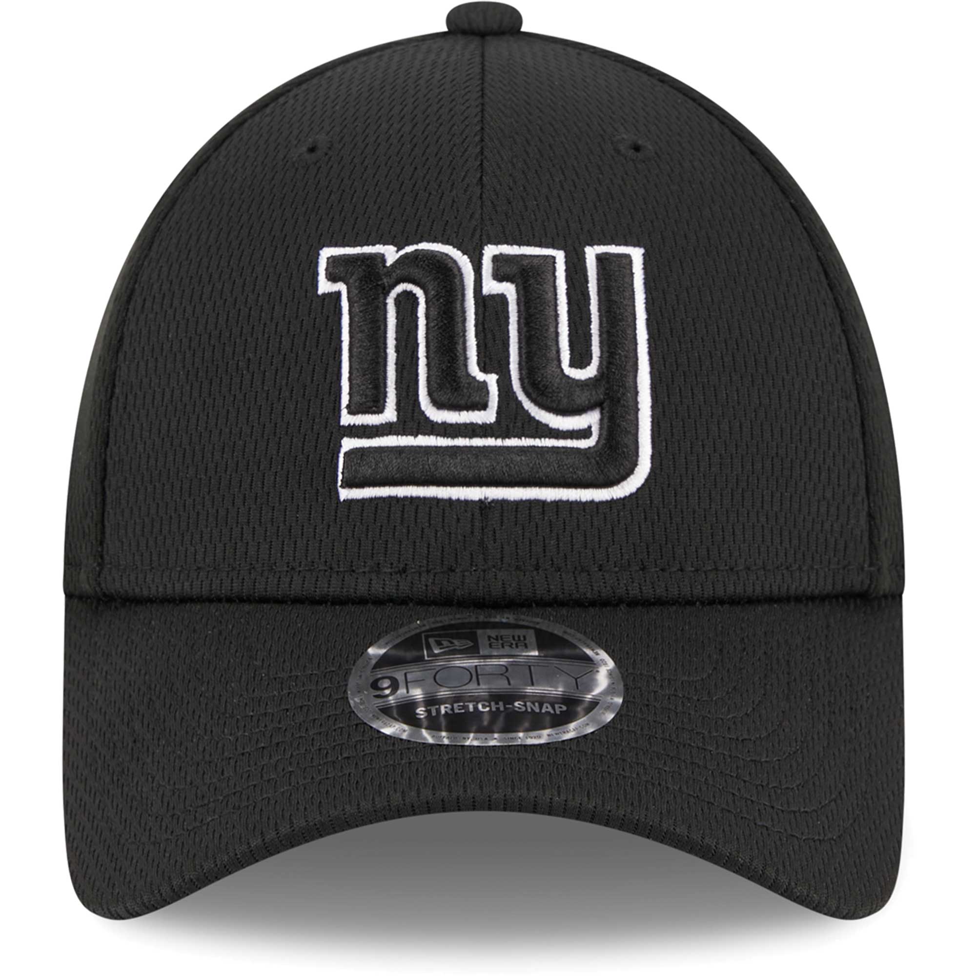 New York Giants mens new era black new york giants main b-dub 9forty adjustable hat | Giants Shop