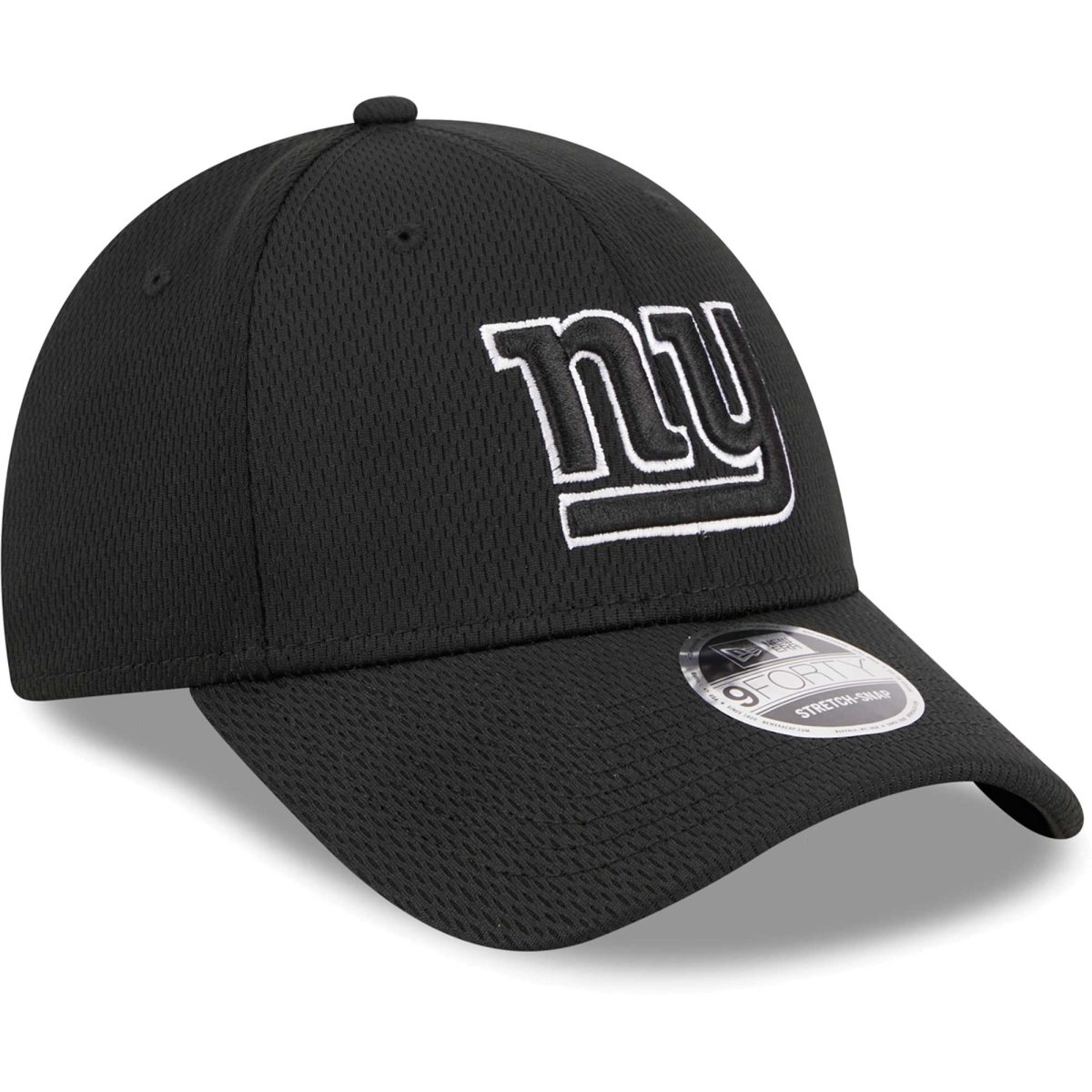New York Giants mens new era black new york giants main b-dub 9forty adjustable hat | Giants Shop