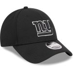 New York Giants mens new era black new york giants main b-dub 9forty adjustable hat | Giants Shop