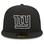 New York Giants mens new era black new york giants main patch 59fifty fitted hat | Giants Shop