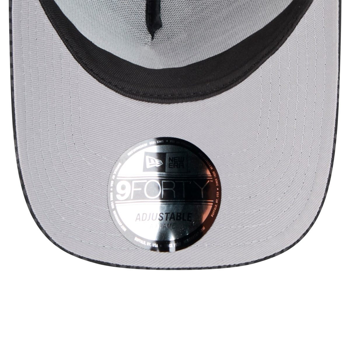 New York Giants mens new era black new york giants midnight ink tonal text a-frame trucker 9forty adjustable hat | Giants Shop