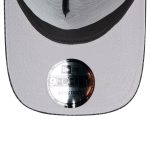 New York Giants mens new era black new york giants midnight ink tonal text a-frame trucker 9forty adjustable hat | Giants Shop
