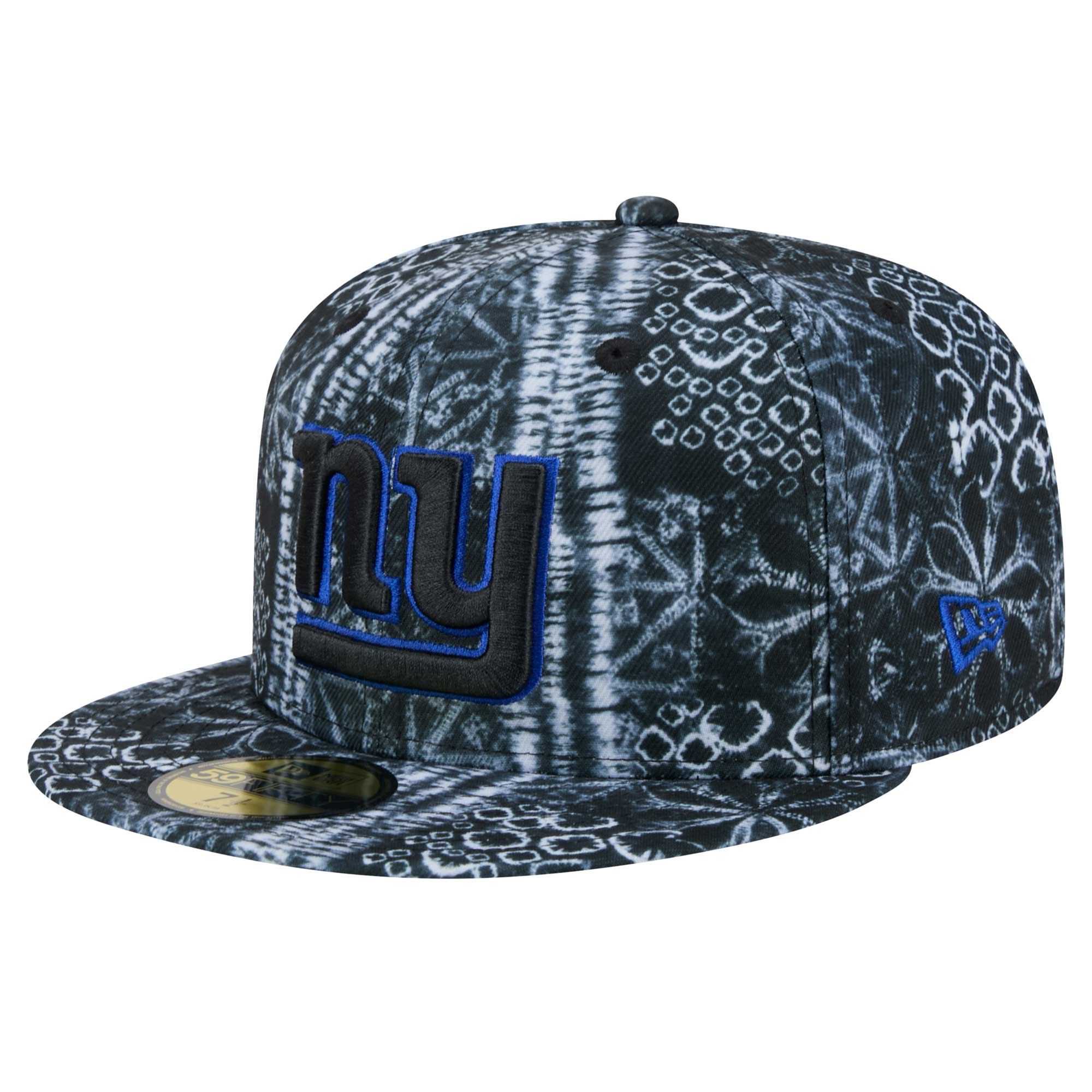 New York Giants mens new era black new york giants shibori 59fifty fitted hat | Giants Shop