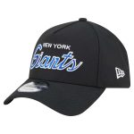 New York Giants mens new era black new york giants smith 9forty adjustable hat | Giants Shop