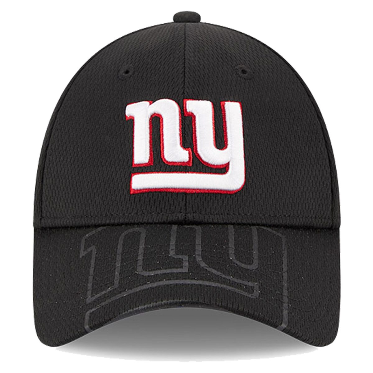New York Giants mens new era black new york giants top visor 9forty adjustable hat | Giants Shop