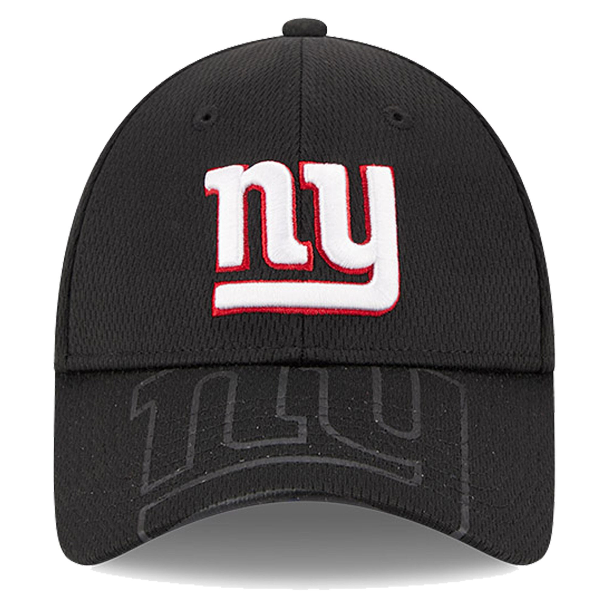 New York Giants mens new era black new york giants top visor 9forty adjustable hat | Giants Shop