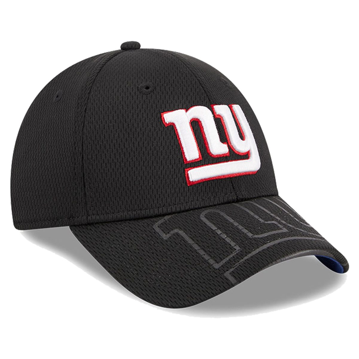 New York Giants mens new era black new york giants top visor 9forty adjustable hat | Giants Shop