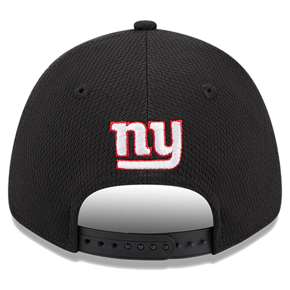 New York Giants mens new era black new york giants top visor 9forty adjustable hat | Giants Shop
