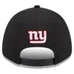New York Giants mens new era black new york giants top visor 9forty adjustable hat | Giants Shop