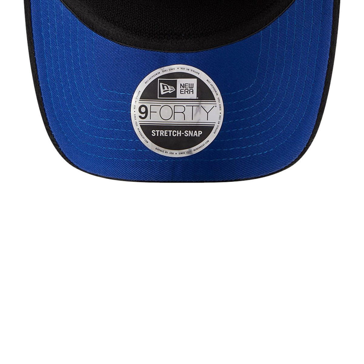 New York Giants mens new era black new york giants top visor 9forty adjustable hat | Giants Shop