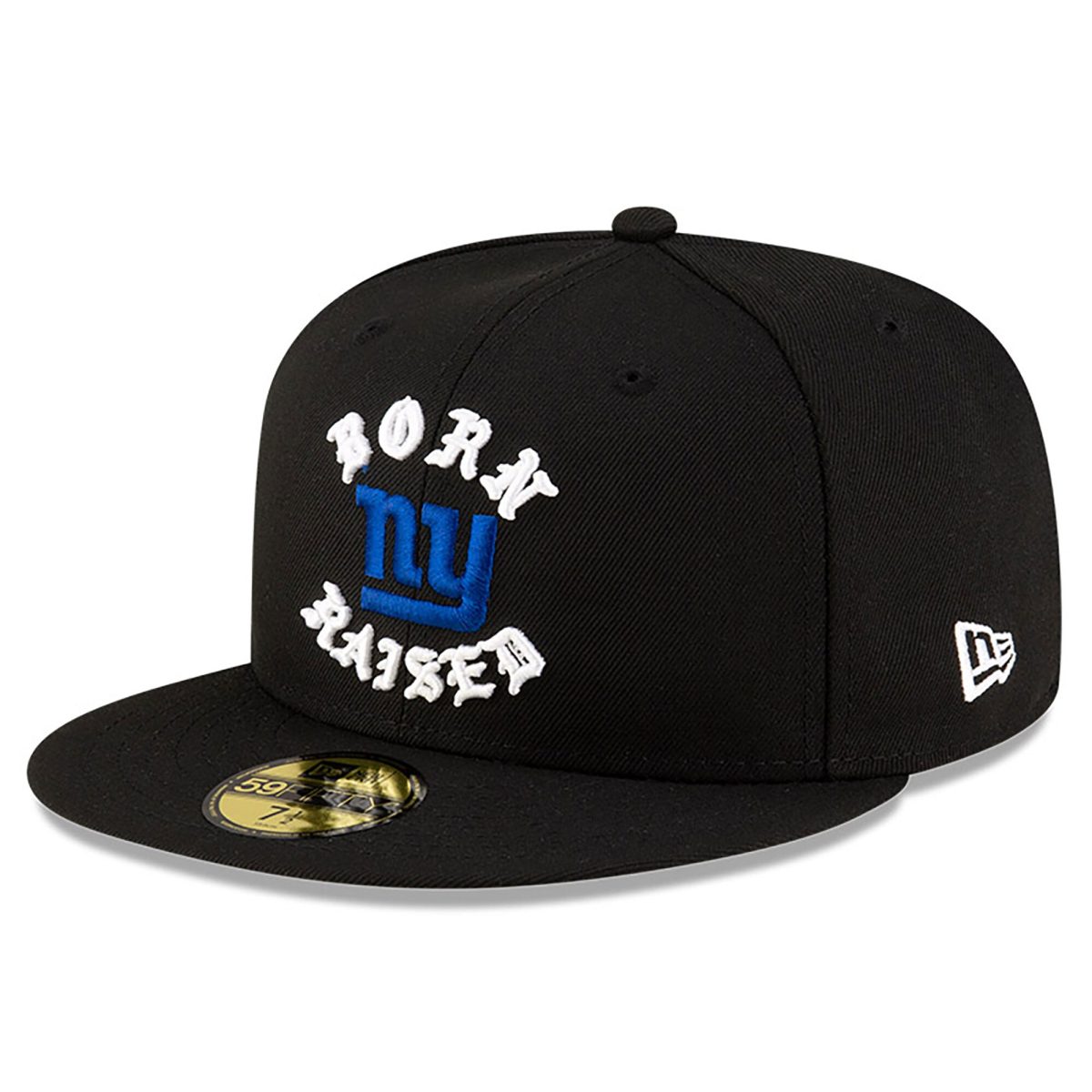 New York Giants mens new era born x raised black new york giants 59fifty fitted hat | Giants Shop