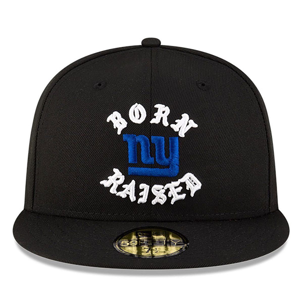 New York Giants mens new era born x raised black new york giants 59fifty fitted hat | Giants Shop