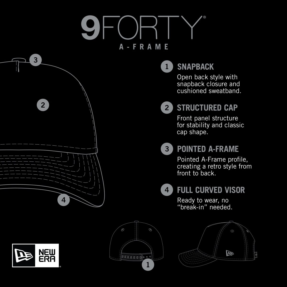 New York Giants mens new era brown new york giants color pack a-frame trucker 9forty adjustable hat | Giants Shop