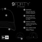 New York Giants mens new era brown new york giants color pack a-frame trucker 9forty adjustable hat | Giants Shop