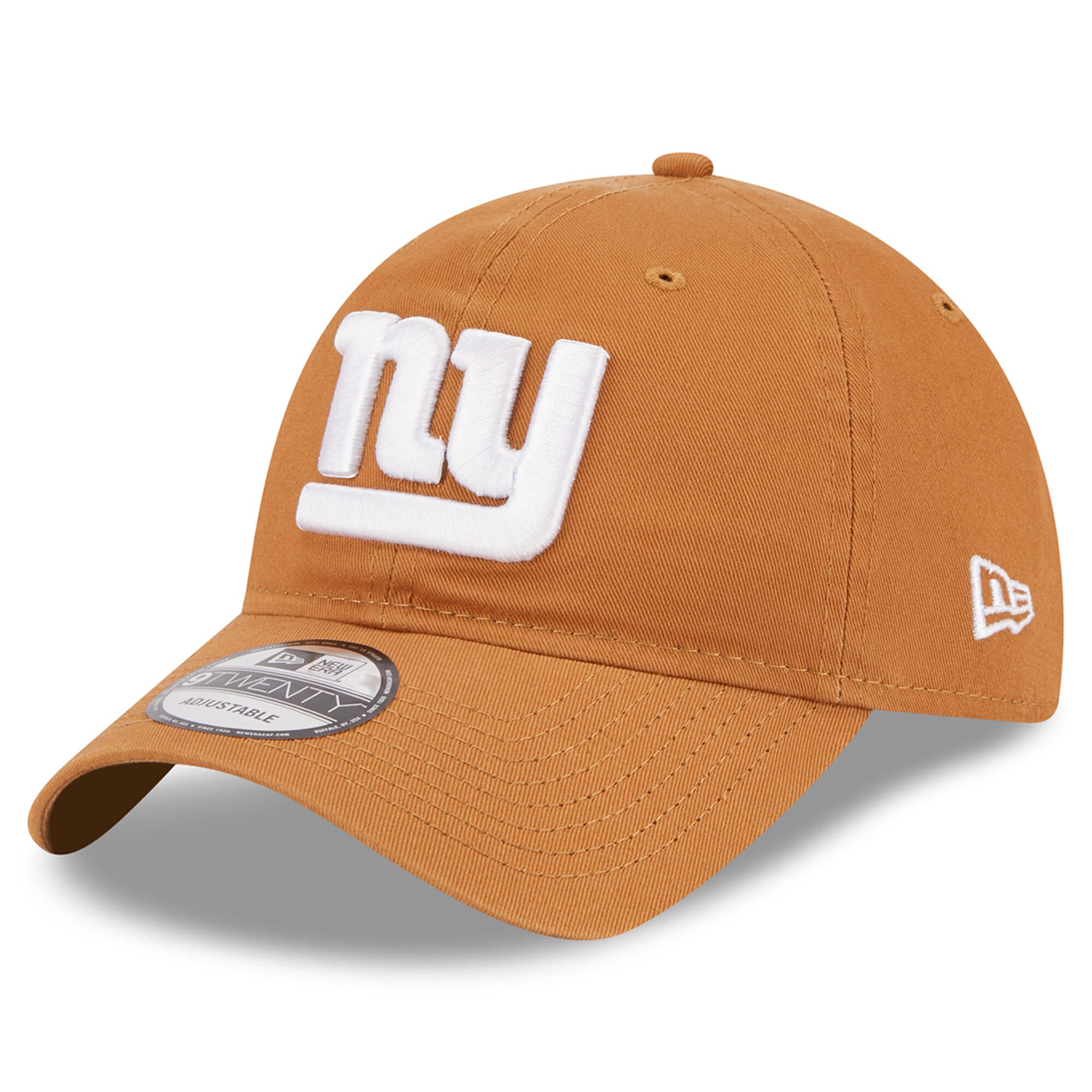 New York Giants mens new era brown new york giants main core classic 2.0 9twenty adjustable hat | Giants Shop