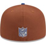New York Giants mens new era brownroyal new york giants harvest 75th anniversary 59fifty fitted hat | Giants Shop