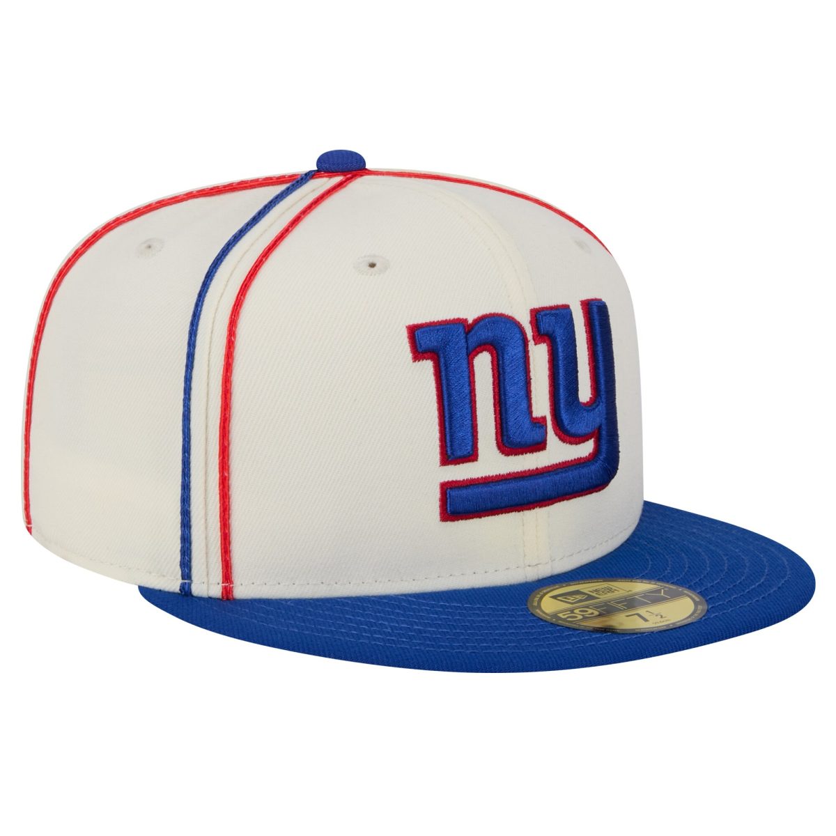 New York Giants mens new era cream new york giants soutache 59fifty fitted hat | Giants Shop