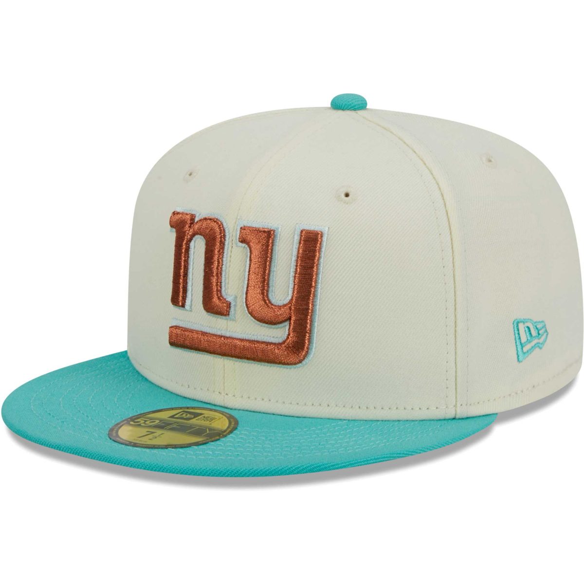 New York Giants mens new era creammint new york giants city icon 59fifty fitted hat | Giants Shop