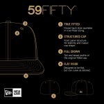 New York Giants mens new era creammint new york giants city icon 59fifty fitted hat | Giants Shop